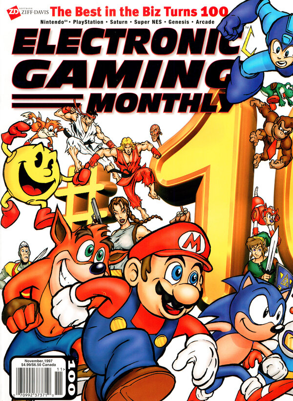 Electronic Gaming Monthly Issue 100 (November 1997) cover